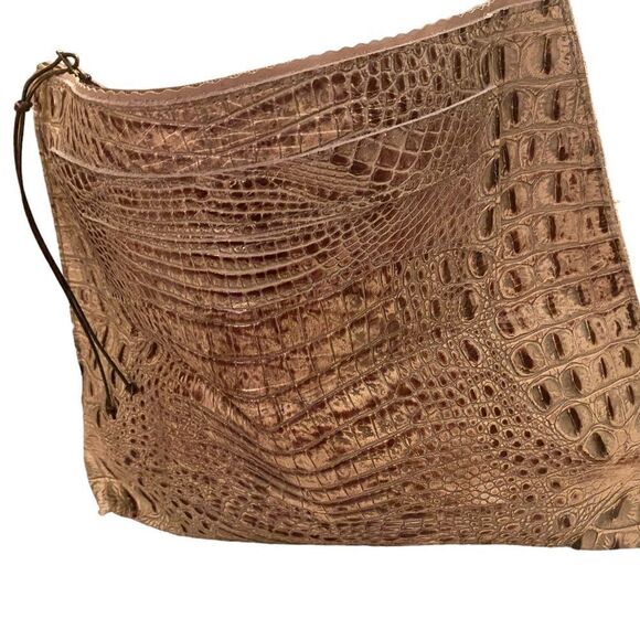 B. MAY UNIQUE REPTILE HANDBAG / CLUTCH - Picture 2 of 11